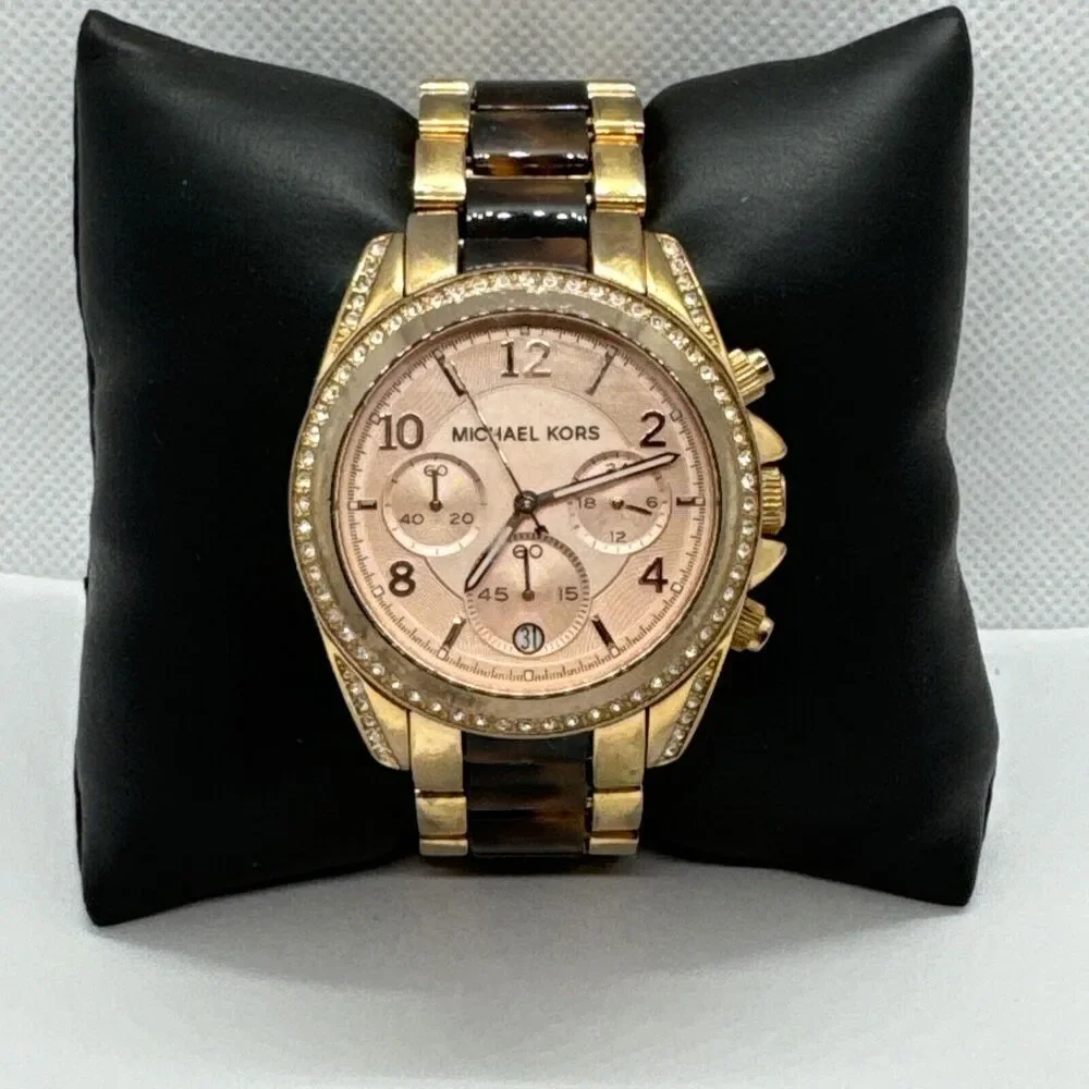 Michael Kors Blair MK5859 Women's Gold Stainless Steel Analog Dial Watch JNA396